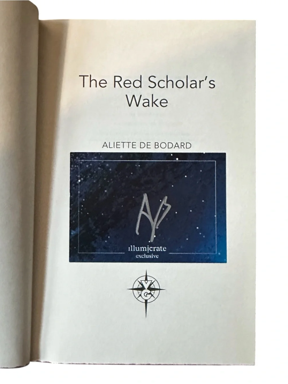 Illumicrate The Red Scholar's Wake by Aliette de Bodard - Signed Edition